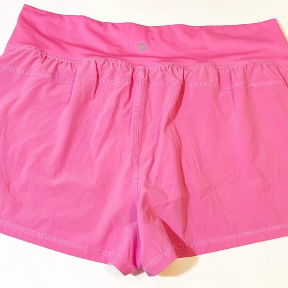 Joe Fresh Bubble Gum Pink Active Shorts Polyester Spandex Lined Size XL - Picture 2 of 4